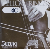 【旧パッケージ】【Suzuki】スズキチェロ弦 4C 1/10サイズ