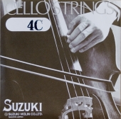 【旧パッケージ】【Suzuki】スズキチェロ弦　4C　1/10サイズ