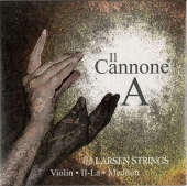 【Larsen Il Cannone Medium】ラーセン　イルカノーネミディアム　バイオリン弦　2A　【３営業日以内での発送】