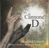 【Larsen Il Cannone Medium】ラーセン　イルカノーネミディアム　バイオリン弦　3D　【３営業日以内での発送】