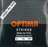 OPTIMA　オプティマ　マンドチェロ弦　BLACK　1A　2本セット