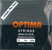 OPTIMA　オプティマ　マンドチェロ弦　BLACK　2D　2本セット