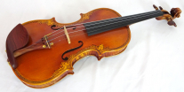 【数量限定】彫刻バイオリン　4/4サイズ 【本体のみ】