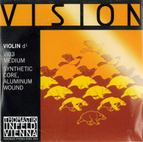 【Vision】ヴィジョンバイオリン弦 3D(アルミ巻・VI03)4/4サイズ