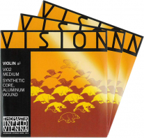 【Vision】ヴィジョンバイオリン弦 2A、3D（シルバー巻）、4G セット 4/4～1/2サイズ